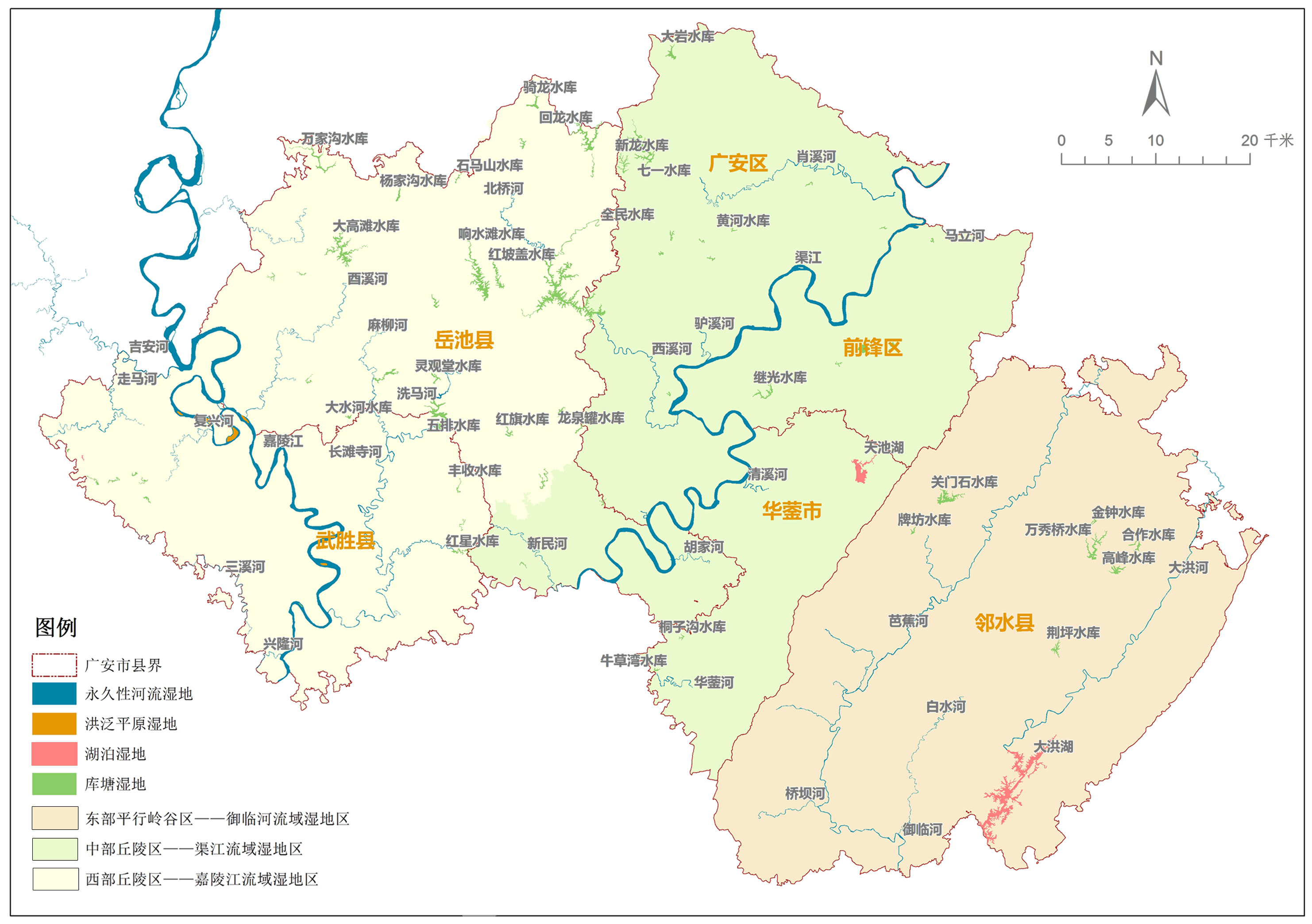 广安在四川位置地图图片